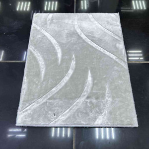 موكيت صيني عانم نقشه مقلم رصاصي  12 100*100