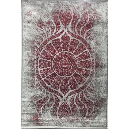 Pure turkish rugs 7086 gray and red