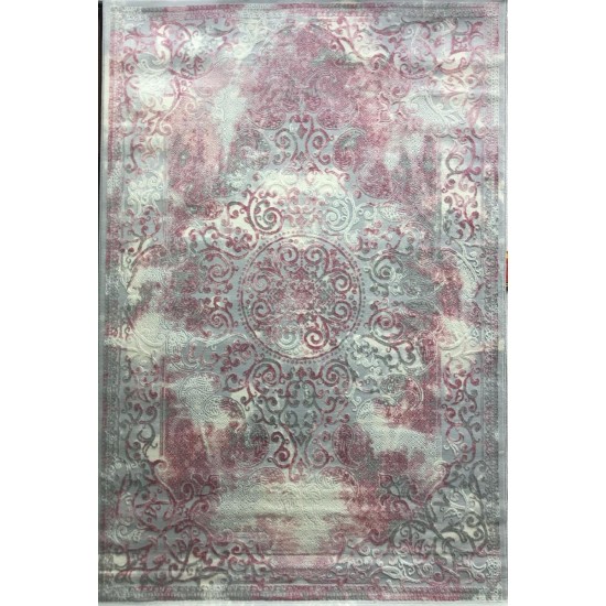 Pure Turkish carpets 6919 pink and gray