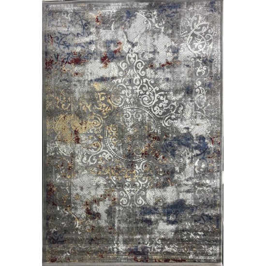 Pure turkish rugs 6919 gray and blue