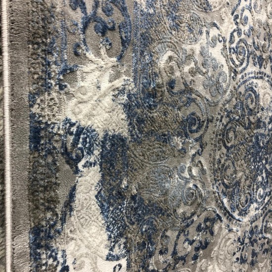 Pure Turkish carpets 6919 blue and gray