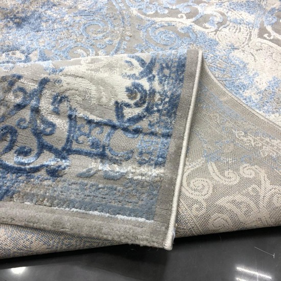 Pure Turkish carpets 6919 blue and gray