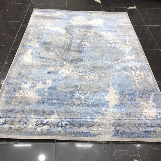 Pure Turkish carpets 6919 blue and gray