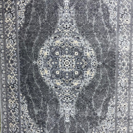 Turkish Carpet Aqua 5045 Gray Black B