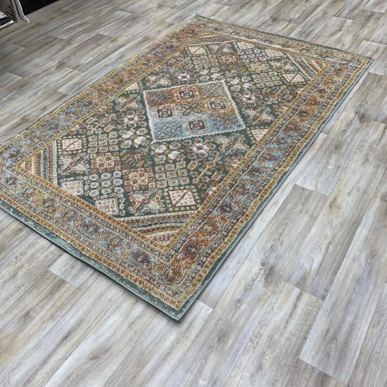 Georgian Carpet Rose A0795B Green Beige 300*400