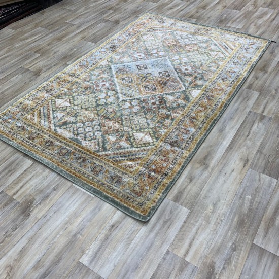 Georgian Carpet Rose A0795B Green Beige 150*230