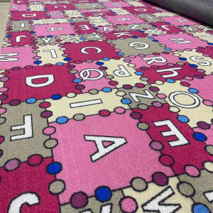 موكيت اطفال حروف اصفر موكيت اطفال حروف اصفر