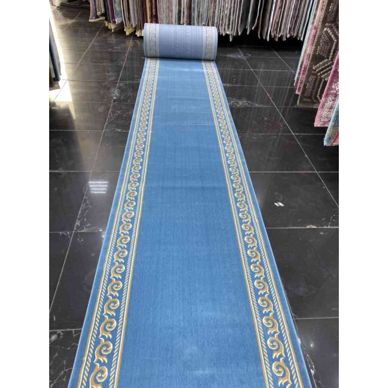 Formal royal corridor drawer brushes frame cyan color 2