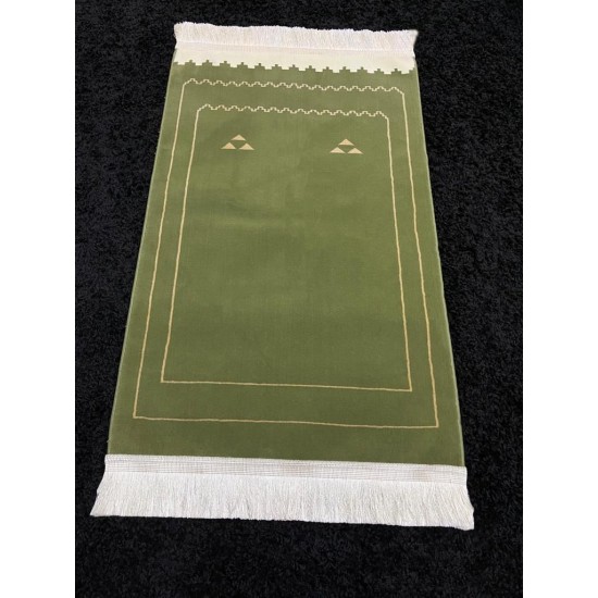 Diriyah Luxurious Prayer Rug Green 70*110