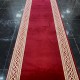 An official royal corridor with a red frame