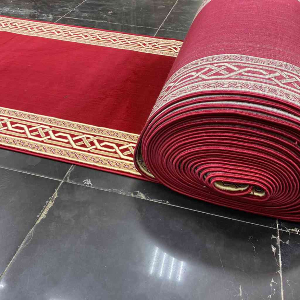ممر ملكي رسمي فرش درج برواز لون احمر2