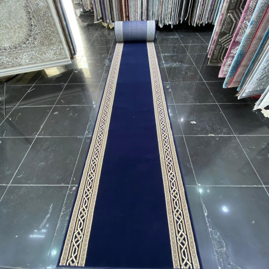 Formal royal corridor, drawer frame, dark blue color 2