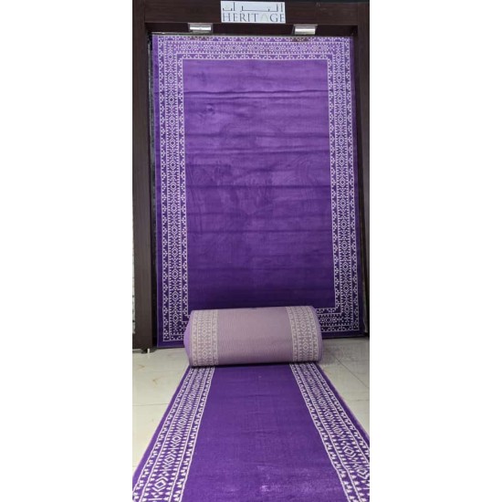 Royal Al Marasim Lavender Turkish Carpet Mauve Color Frame 200*300