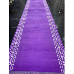 سجاد ممر ملكي مراسم الخزامي برواز لون موف 100*125