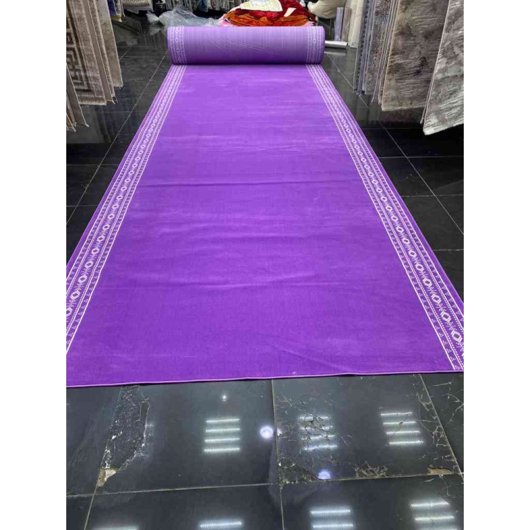 Royal corridor lavender carpets in a frame purple color 100*200