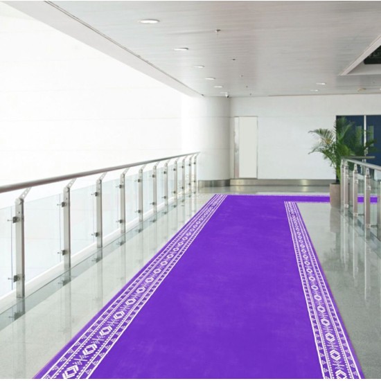 Royal corridor lavender carpets in a frame purple color 100*100