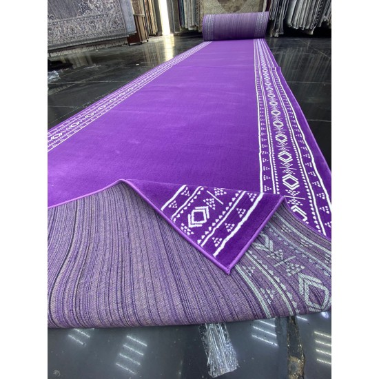 Royal corridor lavender carpets in a frame purple color 100*200