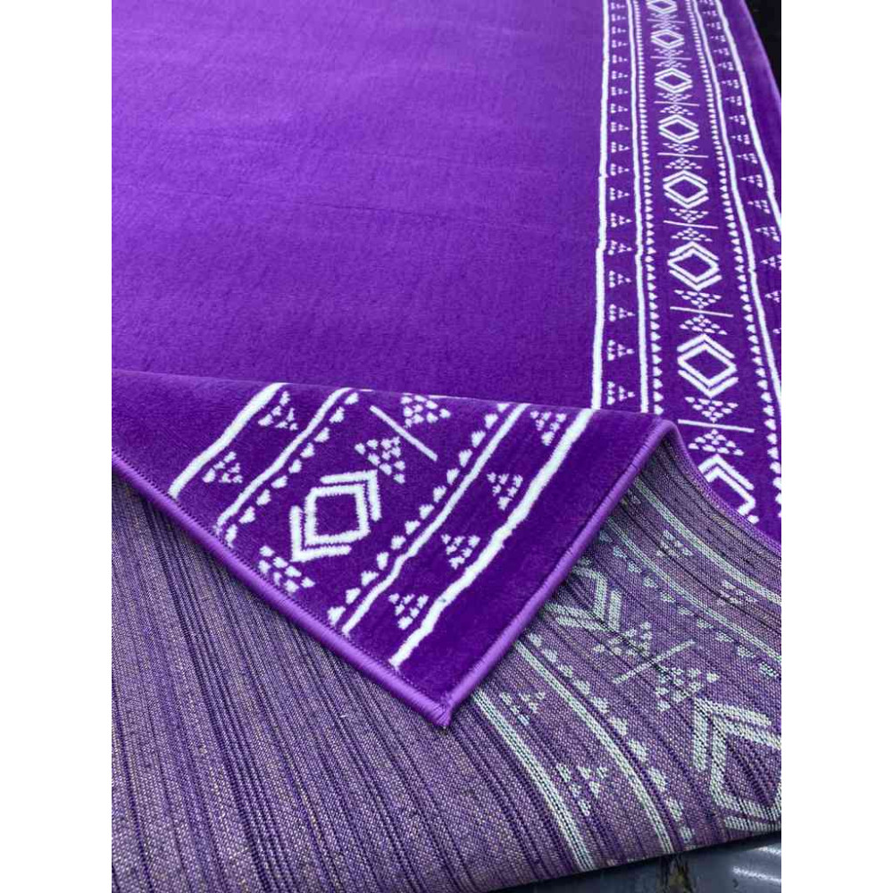 سجاد ممر ملكي مراسم الخزامي برواز لون موف 100*100 سجاد ممر ملكي مراسم الخزامي برواز لون موف 100*100