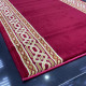 ممر ملكي رسمي اكريليك خيط مبروم فرش درج برواز لون احمر عرض 125 سم ممر ملكي رسمي اكريليك خيط مبروم فرش درج برواز لون احمر عرض 125 سم