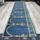 Alfombras de oración mihrab turcas SC116 cian tamaño 125*1000