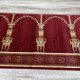 Turkish prayer rug SC116 red size 125*500