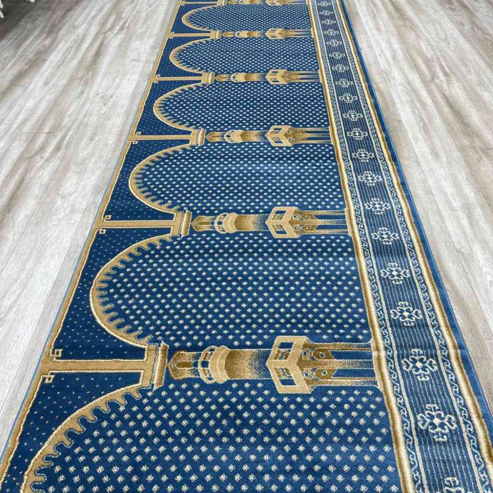 سجاد صلاة محراب تركي SC116 سماوي مقاس 125*500 سجاد صلاة محراب تركي SC116 سماوي مقاس 125*500