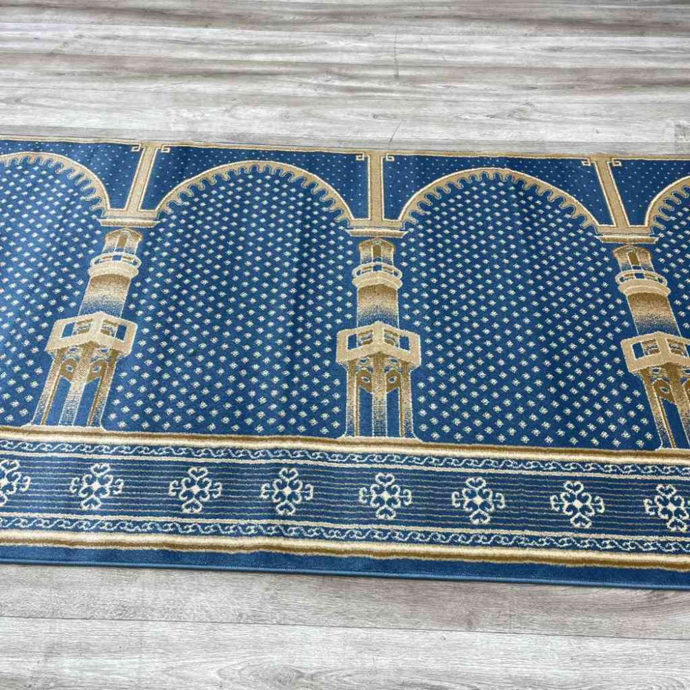 سجاد صلاة محراب تركي SC116 سماوي مقاس 125*500 سجاد صلاة محراب تركي SC116 سماوي مقاس 125*500