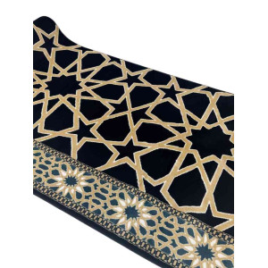 سجاد صلاة الروضة تركي كحلي مقاس 125*500 سم سجاد صلاة الروضة تركي كحلي مقاس 125*500 سم