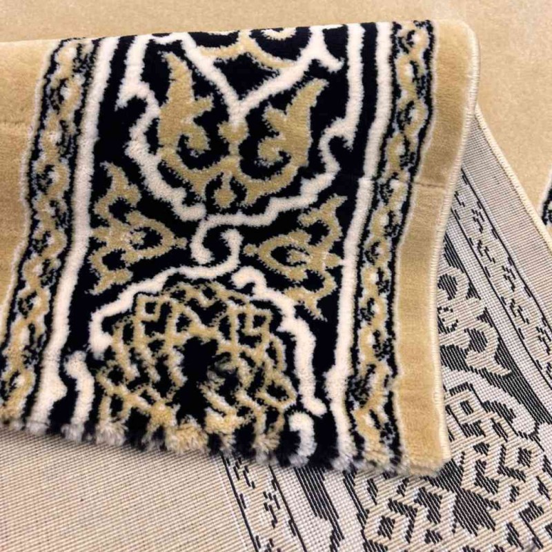 سجاد صلاة مناسك تركي F301A بيج مقاس 125*500 سم