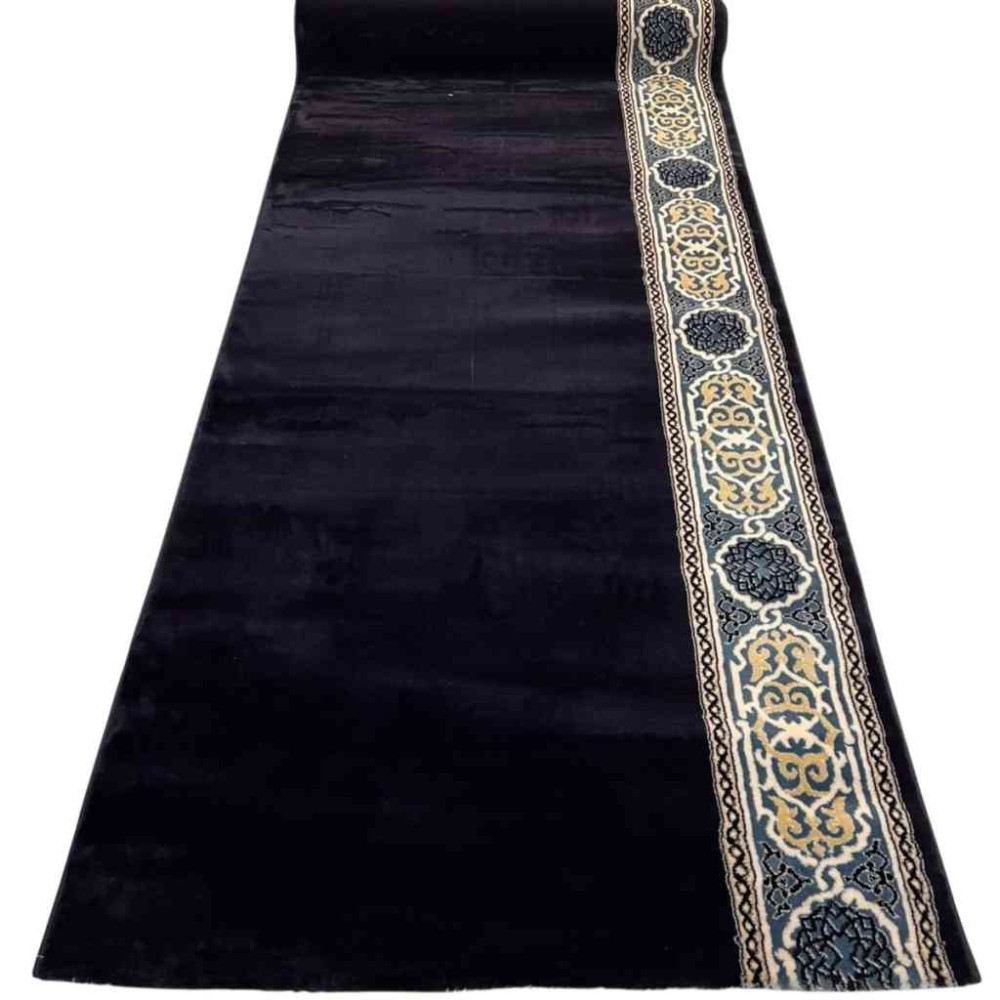 سجاد صلاة مناسك تركي F301A كحلي مقاس 125*1000 سم سجاد صلاة مناسك تركي F301A كحلي مقاس 125*1000 سم