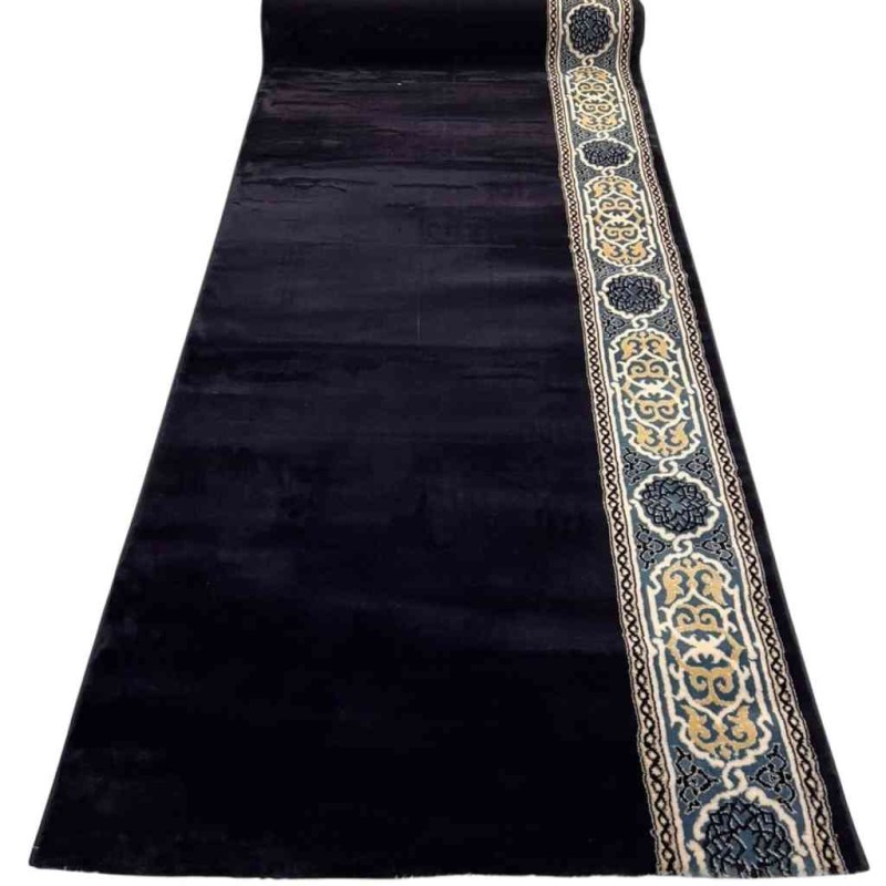 سجاد صلاة مناسك تركي F301A كحلي مقاس 125*500 سم