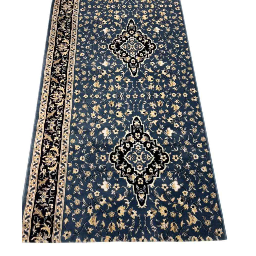 سجاد صلاة محراب تركي 4869C سماوي مقاس 125*1000 سم سجاد صلاة محراب تركي 4869C سماوي مقاس 125*1000 سم