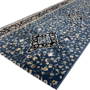 سجاد صلاة محراب تركي 4869C سماوي مقاس 125*1000 سم سجاد صلاة محراب تركي 4869C سماوي مقاس 125*1000 سم