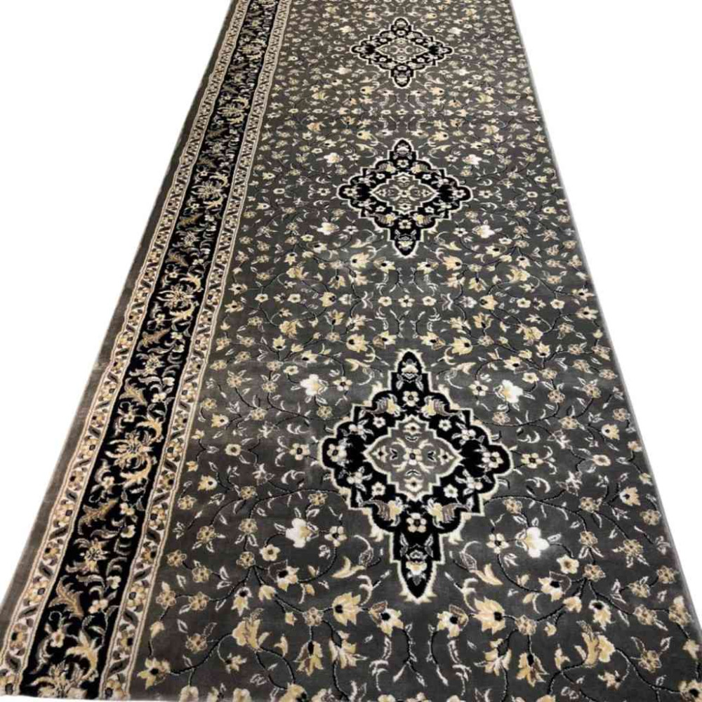 سجاد صلاة محراب تركي 4869C رصاصي مقاس 125*1000 سم سجاد صلاة محراب تركي 4869C رصاصي مقاس 125*1000 سم