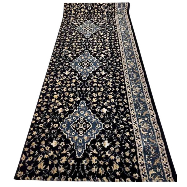 سجاد صلاة محراب تركي 4869C كحلي مقاس 125*1000 سم