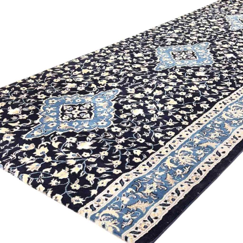 سجاد صلاة محراب تركي 4869C كحلي مقاس 125*1000 سم