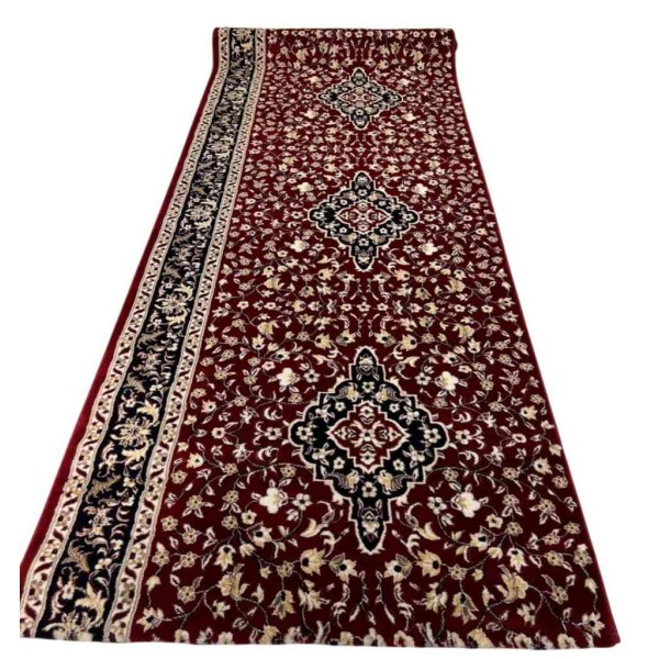 سجاد صلاة محراب تركي 4869C احمر مقاس 125*1000 سم