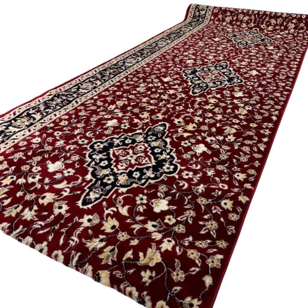 سجاد صلاة الروضة تركي احمر مقاس 125*500 سم سجاد صلاة الروضة تركي احمر مقاس 125*500 سم