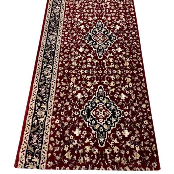 سجاد صلاة محراب تركي 4869C احمر مقاس 125*1000 سم