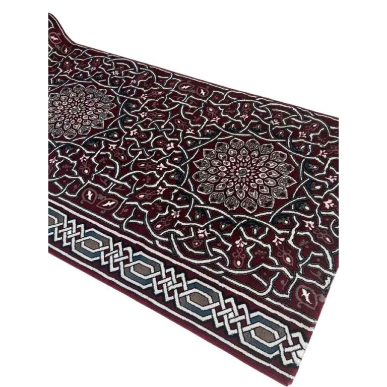 سجاد صلاة اندلس تركي احمر مقاس 125*1000 سم