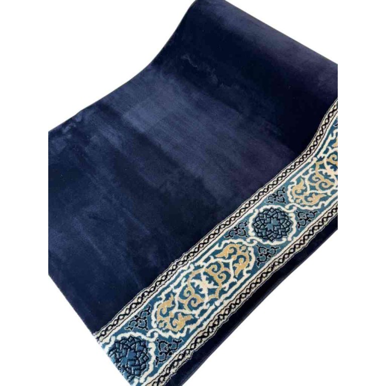 Turkish Ritual Prayer Rug F301A Sky navy Size 125*1000 cm