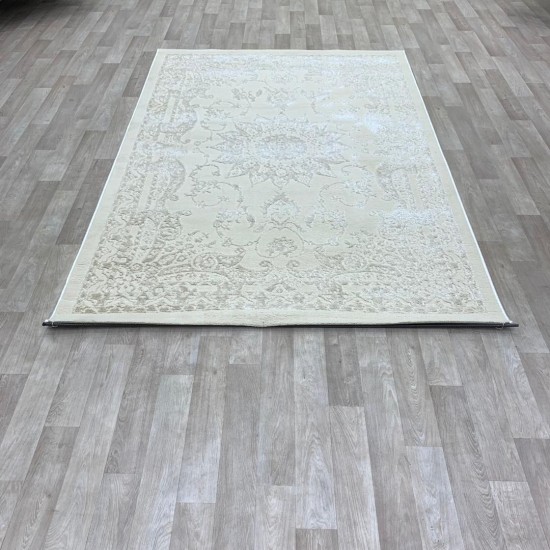 Turkish carpet silk 3164 cream size 150*220