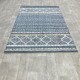 Kyona Turkish carpet bohemian pattern 05068B sky blue