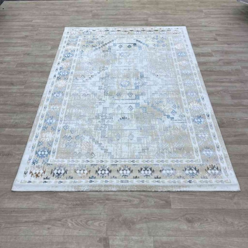 سجاد تركي ميا 11224B بيج رصاصي مقاس 200*300
