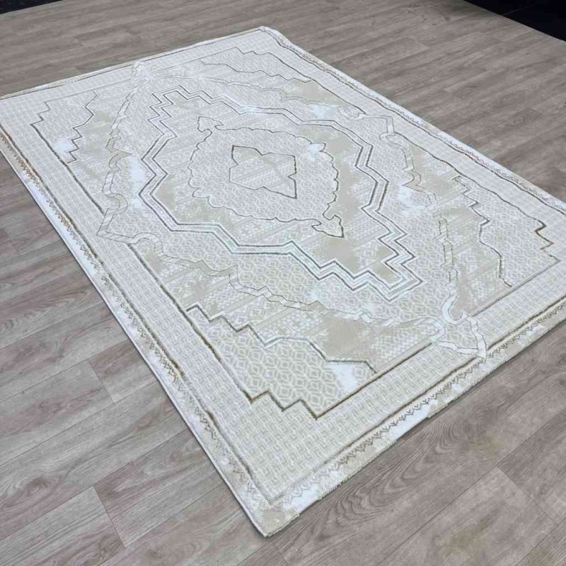 سجاد تركي ميا 11236B بيج بيج مقاس 200*300