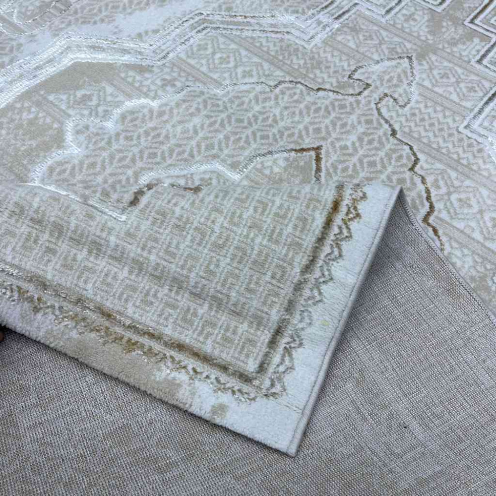 سجاد تركي ميا 11236B بيج بيج مقاس 100*200