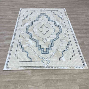 سجاد تركي ميا 11236B بيج سماوي مقاس 50*80