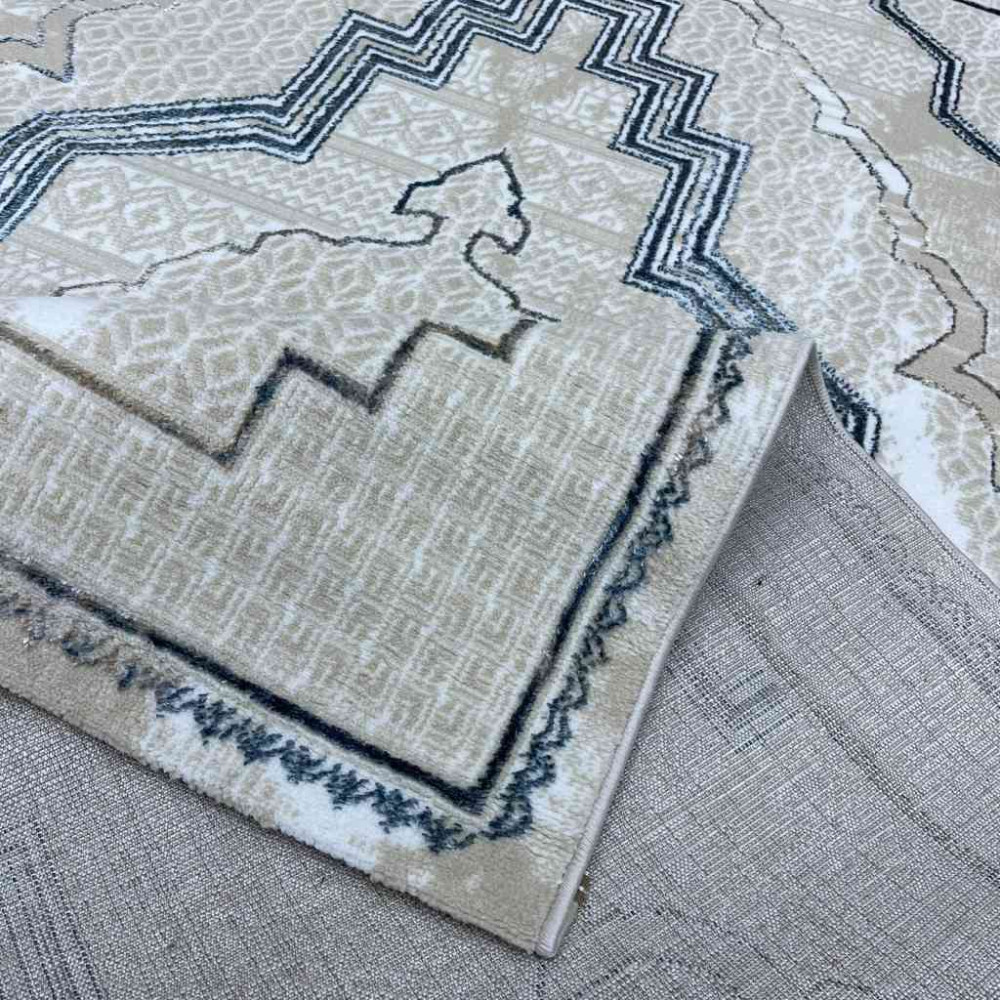 سجاد تركي ميا 11236B بيج سماوي مقاس 50*80