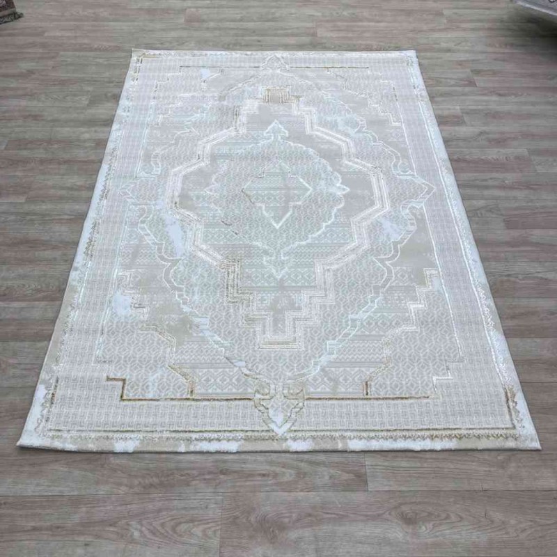 سجاد تركي ميا 11236B بيج ذهبي مقاس 200*300