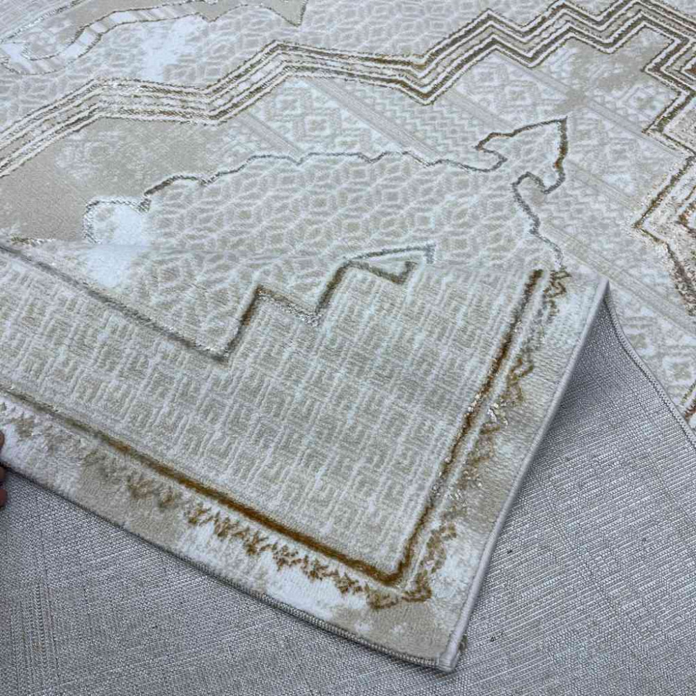 سجاد تركي ميا 11236B بيج ذهبي مقاس 80*150 سجاد تركي ميا 11236B بيج ذهبي مقاس 80*150